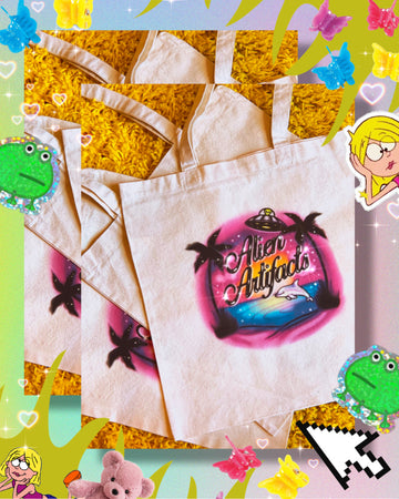 Alien Artifacts Totes